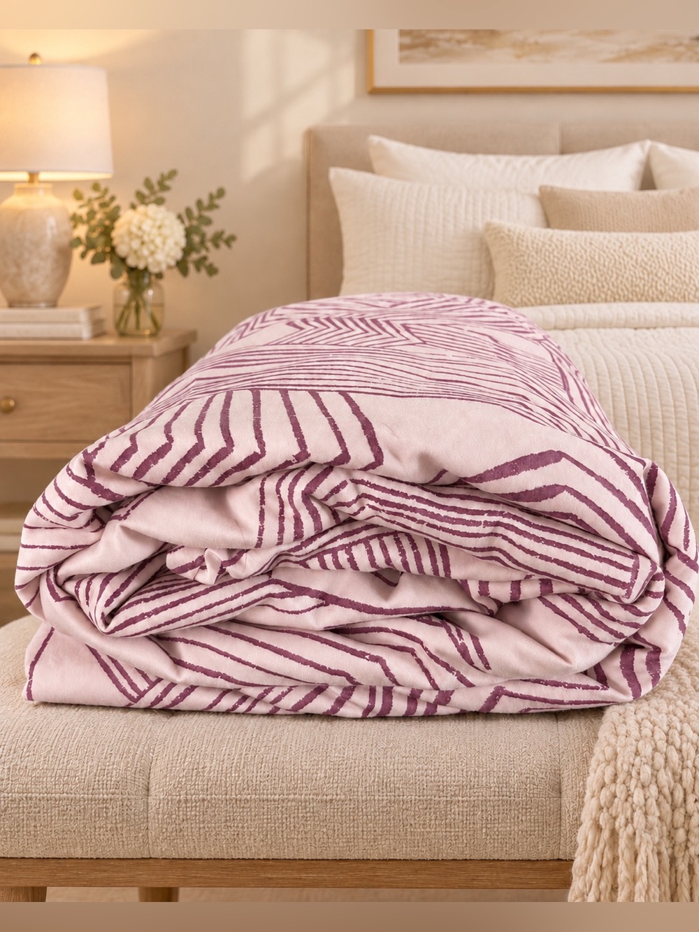 Brooklinen Geometric King Duvet Cover Only